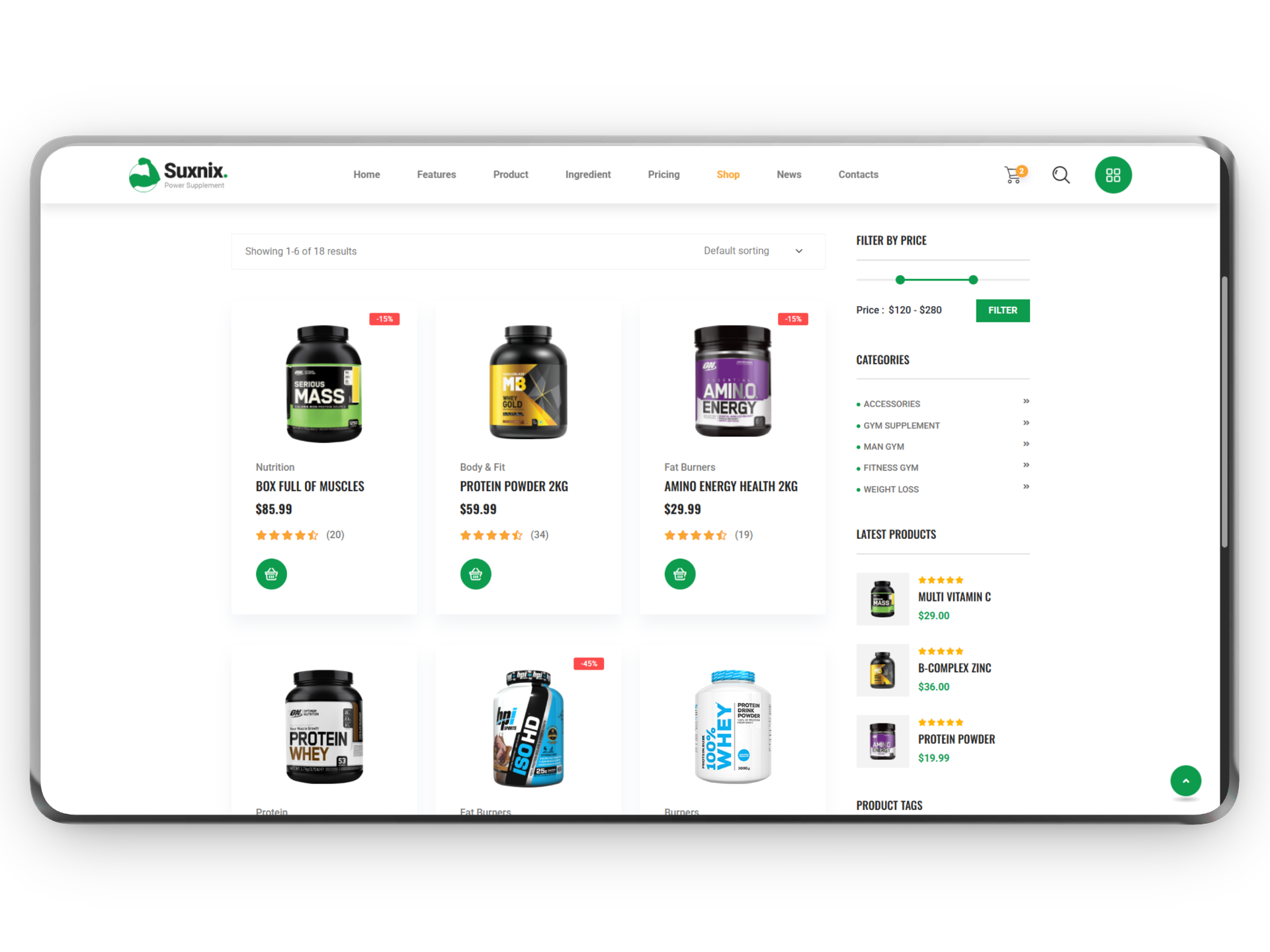 Image gallery marquee